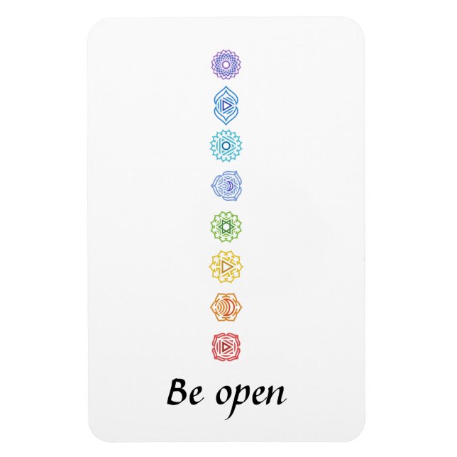 Kundalini Yoga Chakra Var Öppen Magnet (Vertikal)