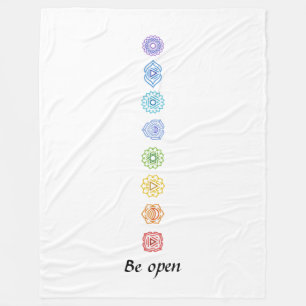 Kundalini Yoga Chakras BE Fleecefilt