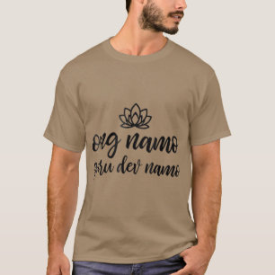 Kundalini Yoga Ong Namo Guru Dev Namo T Shirt