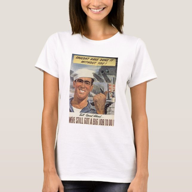 Kunde Inte Ha Gjort Det Utan Dig Tee Shirt (Framsida)