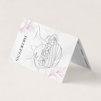 Kundekarte, Treuepass, Bonuskarten für Schönheit Visitkort