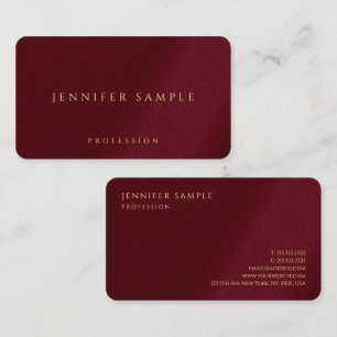 Kundens Elegant Modern lyxpremie Linen Papper Visitkort