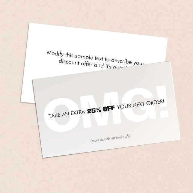 Kundens förmånskupong för rabatt på rabatt (Skapare uppladdad)