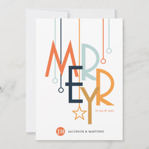 Kundens Helgdag - enkel sammanslagning Julkort