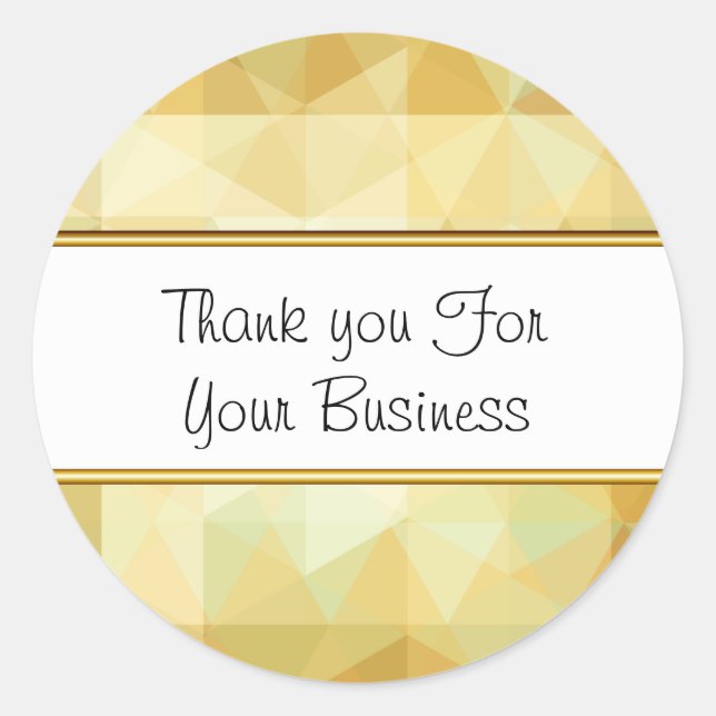 Kundens Tack Runt Klistermärke (Framsida)