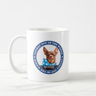 Kundens Valp i fotnoten för World Hund Pet Kaffemugg