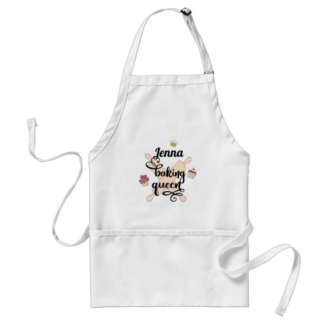 Kundenspezifisch Baking Queen Förkläde (Framsidan)