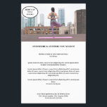 Kundenspezifischer Foto Flyer<br><div class="desc">Kundenspezifischer Foto-Flyer in Weiß-Schwarz. Gut geeignet für Yoga,  Fitness und andere Dienstleistungen. Editieren Sie ihr Produkt einfach in dem Sie ihr Foto hochladen und ihren Text eingeben. Sie können die Schriftart,   Farbe und die Position individuell durch "weitere Personalisierung" auswählen.</div>