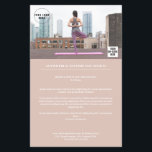 Kundenspezifischer Foto Flygblad<br><div class="desc">Kundenspezifischer Foto-Flyer i Beige - Braun. Gut geeignet für Yoga,  Fitness und andere Dienstleistungen. Editieren Sie ihr Produkt einfach in dem Sie ihr Foto / Logotyp/ QR Code hochladen und ihren Text eingeben. Sie können die Schriftart,  Farbe und die Position individuell durch "weitere Personalisierung" auswählen.</div>