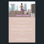 Kundenspezifischer Foto Flygblad<br><div class="desc">Kundenspezifischer Foto-Flyer i Beige - Braun. Gut geeignet für Yoga,  Fitness und andere Dienstleistungen. Editieren Sie ihr Produkt einfach in dem Sie ihr Foto / Logotyp/ QR Code hochladen und ihren Text eingeben. Sie können die Schriftart,  Farbe und die Position individuell durch "weitere Personalisierung" auswählen.</div>