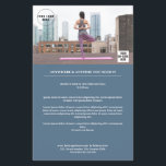 Kundenspezifischer Foto Flygblad<br><div class="desc">Kundenspezifischer Foto-Flyer in Blau - Weiß. Gut geeignet für Yoga,  Fitness und andere Dienstleistungen. Editieren Sie ihr Produkt einfach in dem Sie ihr Foto / Logotyp/ QR Code hochladen und ihren Text eingeben. Sie können die Schriftart,  Farbe und die Position individuell durch "weitere Personalisierung" auswählen.</div>