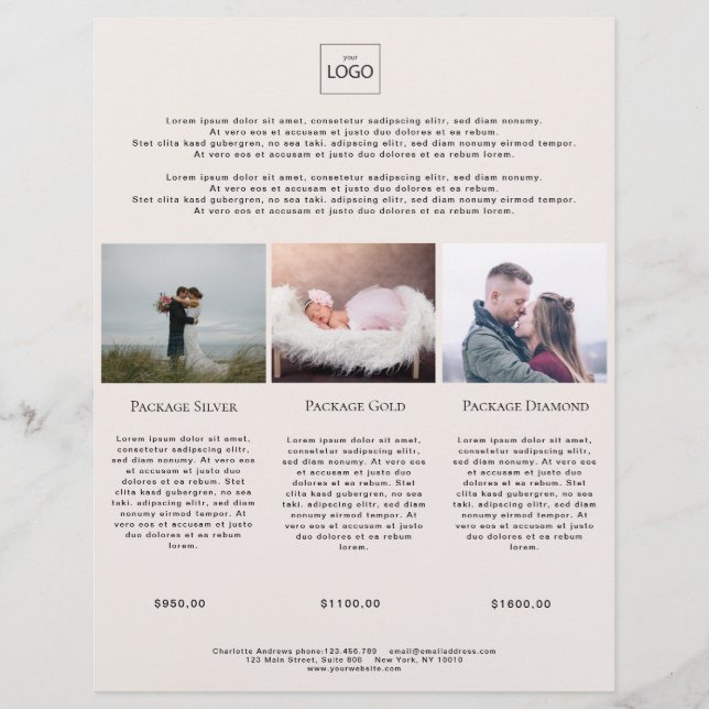 Kundenspezifischer Foto PreislyssFlyer (Framsida)