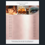 Kundenspezifischer Foto PreisLyssna Salon Flyer<br><div class="desc">Kundenspezifischer Foto - Preislysse - Flyer. Personalisiere dein Produkt i Minuten. Über "weiteres personalisieren" können Schriftart,  Schriftskatten,  Position und die Farbe geändert werden. Perfekt für Fotografen,  Hälsa,  Massage,  Beauty und alle anderen Serviceleistungen.</div>