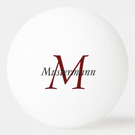 Kundenspezifischer Ping Pong mit Monogramm Pingisboll