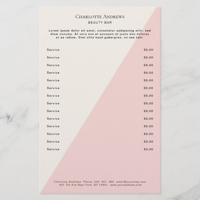 Kundenspezifischer PreisLyssna Salon Flyer (Framsida)