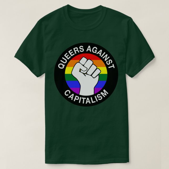 Kunder mot kapitalism1 t shirt (Design framsida)