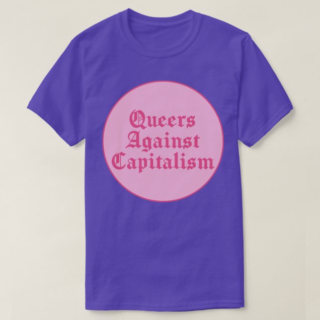 Kunder mot kapitalism t shirt (Design framsida)