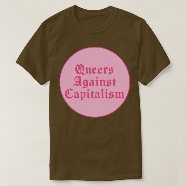 Kunder mot kapitalism t shirt (Design framsida)