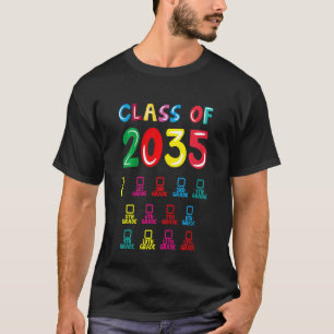 Kunderna 2035 växer med mig Studenten först D T Shirt