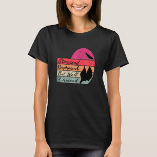 Kunderna Stressat nedtryckta men väl nedtryckta T Shirt