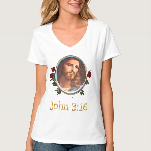 Kunderna t-shirts John 3:16 (Framsida)