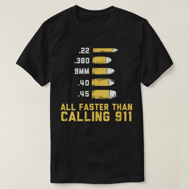Kunderpunkter - allt snabbare än uppringning 911 t shirt (Design framsida)