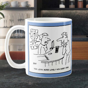 Kundflateers Barmaid Unkinely.Lustigt Kaffemugg