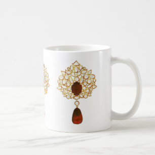 Kundi & ruby brooch kaffemugg