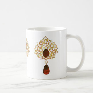 Kundi & ruby brooch kaffemugg