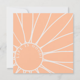 Kundkonst av Daisyn Wish, Peach and White