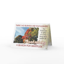 Kundkort 1 för Thanksgiving