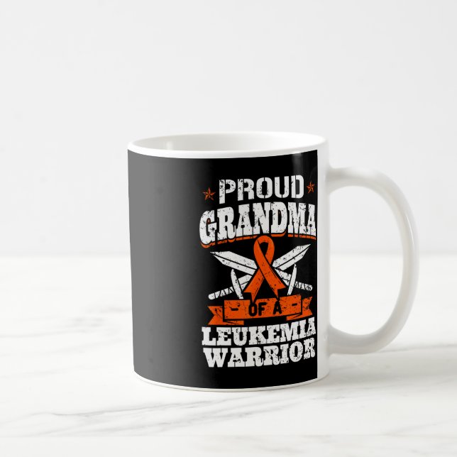 Kundmormor från en Leukemi Warrior Abuelo Awarene Kaffemugg (Höger)