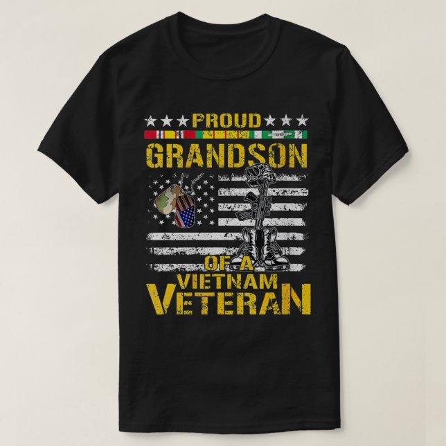 Kundmorson från Vietnam Veteran Vietnam Krig T- T Shirt (Design framsida)