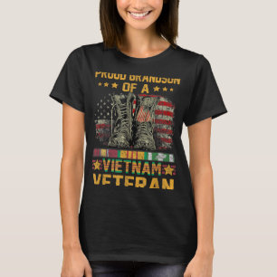 Kundmorson till en vietnamesisk veteransk Flagga a T Shirt