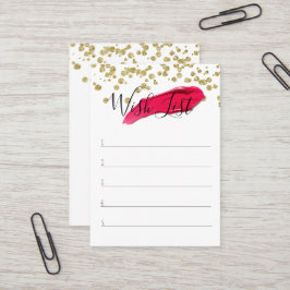 Kundönskelista - Lipsense Visitkort