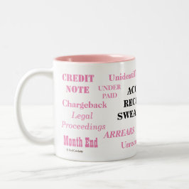 Kundreskontra Swear Ord! Annoying Joke Två-Tonad Mugg