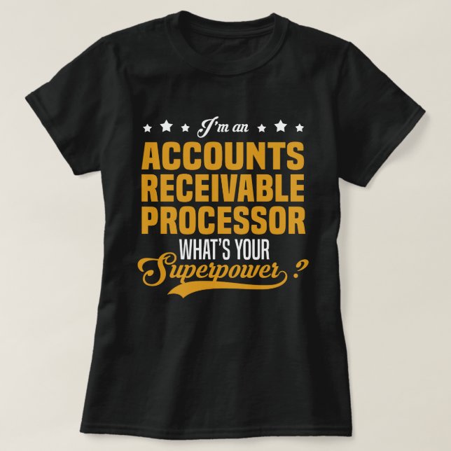 Kundreskontraprocessor T Shirt (Design framsida)