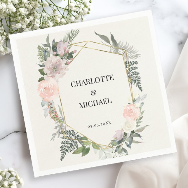 Kundspecifika eucalyptus-blommor pappersservett (Skapare uppladdad)