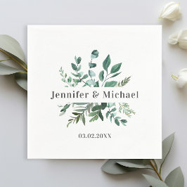 Kundspecifika monogrambladservetter pappersservett