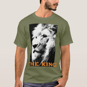 Kundtext Lejon Ansikte Manar Deep Tatigue Grönt T Shirt