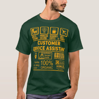 KUNDTJÄNSTEASSISTANT NICE DESIGN 2017 T SHIRT