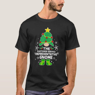 Kundtjänstrepresentant Gnome Familj Helig T Shirt