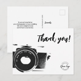 Kundvärderande Bröllopsfotografisk Studio Vykort