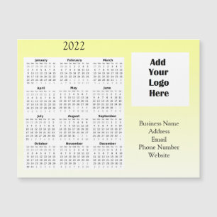 Kundvärdering för Logotyp 2022-kalender Magnetisk Inbjudningskort