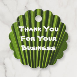 Kundvärdering Grönt Handflatan Löv Business Gåvor Etiketter