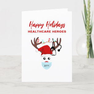 Kundvårdssjuka Heroes Reindeer Helgkort