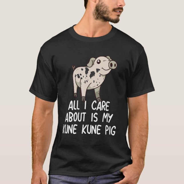Kune Kune Pig  Miniature Pig Breeder Kune Kune Pig T Shirt (Framsida)