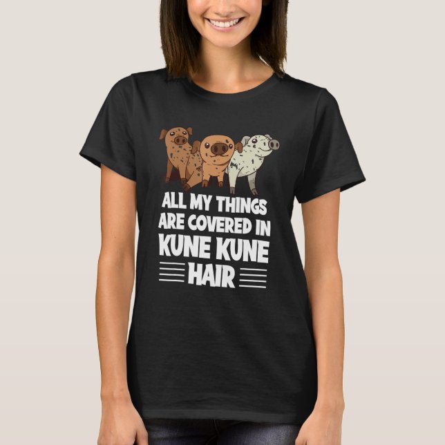 KuneKune Pig Owner Miniature Pig Kune Kune Pig Mam T Shirt (Framsida)