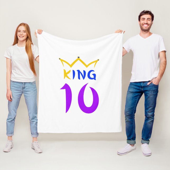 Kung 10 fleecefilt (På plats)