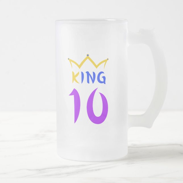 Kung 10 frostat ölglas (Höger)